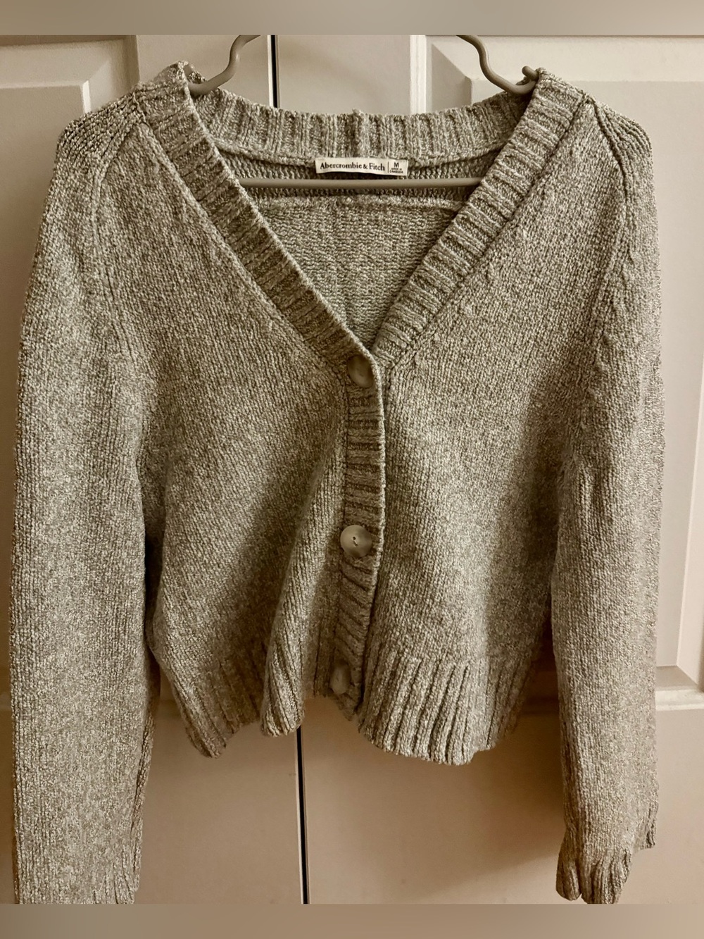 abercrombie Cotton-Blend Short Cardigan